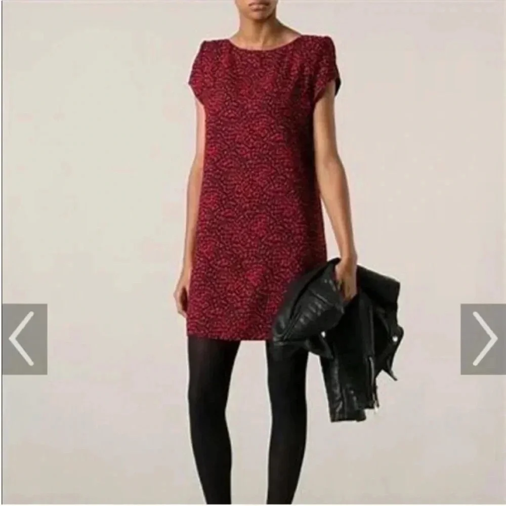Saint Laurent black hearts shift mini dress - Picture 2 of 10